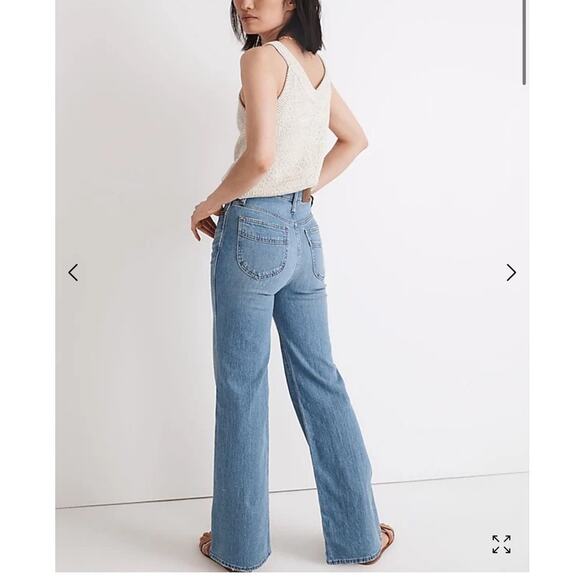 Madewell High Rise Flare 11" Size P 27 - Picture 2 of 6
